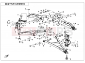 CFMOTO 2025 SSV ZFORCE 950 (CF1000STR-3L) FRONT SUSPENSION - F05-1