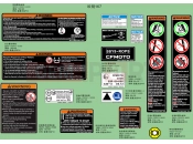 CFMOTO 2025 SSV ZFORCE 950 (CF1000STR-3L) WARNING LABEL - F19-2-A-V1