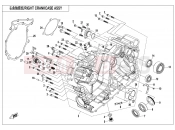 CFMOTO 2025 SSV ZFORCE 950 (CF1000STR-3L) RIGHT CRANKCASE ASSY - E01-2