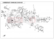 CFMOTO 2025 SSV ZFORCE 950 (CF1000STR-3L) LEFT CRANKCASE COVER ASSY(WITH TRIGGER ASSY) - E01-4-V1