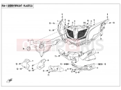 CFMOTO ZFORCE 1000 (CF1000US-2) FRONT PLASTICS 1 - F04-1
