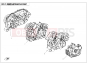CFMOTO ZFORCE 1000 (CF1000US-2) CRANKCASE ASSY - E01-V1