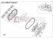 CFMOTO ZFORCE 1000 (CF1000US-2) CVT CASE ASSY - E01-3-V1