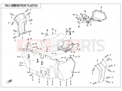 CFMOTO ZFORCE 1000 (CF1000US-2) MIDDLE PLASTIC 1 - F04-3
