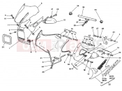 DUCATI 1992 Supersport 600 SS DM 003552&GT; FAIRING » PLASTICS