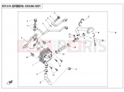 CFMOTO 2020 SSV ZFORCE 1000 (CF1000US-2) OIL COOLING SYSTEM - E07-2-V4