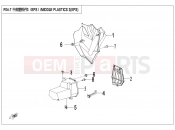 CFMOTO 2021 SSV ZFORCE 1000 (CF1000US-2) MIDDLE PLASTIC 3(EPS) - F04-7