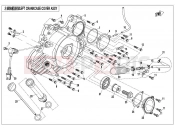 CFMOTO 2021 SSV ZFORCE 1000 (CF1000UTR-2) LEFT CRANKCASE COVER ASSY.