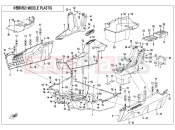 CFMOTO 2021 SSV ZFORCE 1000 (CF1000UTR-2) MIDDLE PLASTIC 2