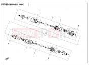 CFMOTO 2021 SSV ZFORCE 1000 (CF1000UTR-2) REAR CV SHAFT