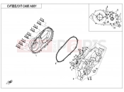 CFMOTO 2021 SSV ZFORCE 1000 (CF1000UTR-2) CVT CASE ASSY - E01-3
