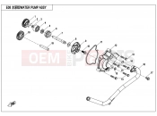 CFMOTO 2021 SSV ZFORCE 1000 (CF1000UTR-2) WATER PUMP ASSY. - E08