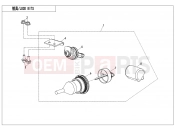 CFMOTO 2020 SSV ZFORCE 1000 (CF1000UTR-B) LOCK KIT - F01