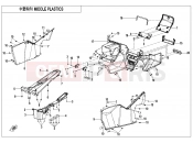 CFMOTO 2020 SSV ZFORCE 1000 (CF1000UTR-B) MIDDLE PLASTIC - F04-4