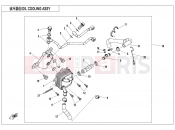 CFMOTO 2020 SSV ZFORCE 1000 (CF1000UTR-B) OIL COOLING SYSTEM - E07-2-V1