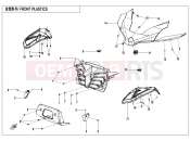 FRONT PLASTIC - F04-1-V2 - CFMOTO ZFORCE 1000 (CF1000UTR-B) 2021