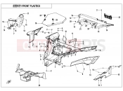FRONT PLASTIC - F04-2-V2 - CFMOTO ZFORCE 1000 (CF1000UTR-B) 2021