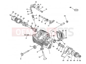 DUCATI 1992 Supersport 600 SS VERTICAL CYLINDER HEAD » VALVE DRIVE