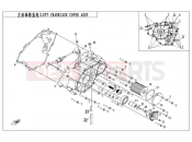 CFMOTO ZFORCE 500 (CF500US) LEFT CRANKCASE COVER ASSY - E01-4-V2