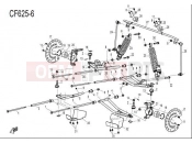 CFMOTO ZFORCE 600 (CF600-3) FRONT SUSPENSION