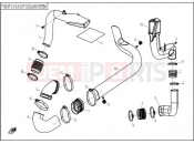 CFMOTO 2015 SSV ZFORCE 600 (CF600-3) CVT COOLING SYSTEM