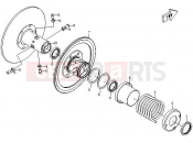 CFMOTO 2015 SSV ZFORCE 600 (CF600-3) SECONDARY SHEAVE - E15