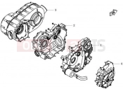 CFMOTO 2012 SSV ZFORCE 625 (CF625-6) CRANKCASE ASSY - E01