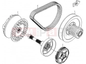 CFMOTO 2012 SSV ZFORCE 625 (CF625-6) CLUTCH @^ CVT - E13