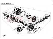 CFMOTO ZFORCE 800 (CF800) FRONT AXLE - F31