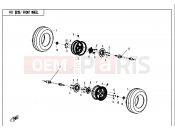CFMOTO ZFORCE 800 (CF800) FRONT WHEEL - F07