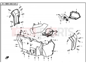 CFMOTO ZFORCE 800 (CF800) MIDDLE PLASTIC - F04-3