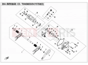 CFMOTO ZFORCE 800 (CF800) TRANMISSION SYSTEM(â¢) - E06-3