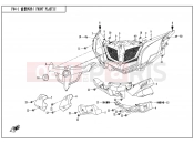 CFMOTO ZFORCE 800 (CF800) FRONT PLASTICS - F04-1
