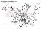 CFMOTO ZFORCE 800 (CF800) CYLINDER HEAD NO.1 ASSY - E02-2