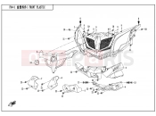 CFMOTO ZFORCE 800 (CF800) FRONT PLASTICS - F04-1