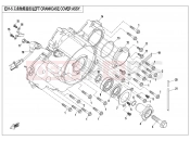 CFMOTO ZFORCE 800 (CF800) LEFT CRANKCASE COVER ASSY. - E01-5