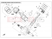 CFMOTO ZFORCE 800 (CF800) CRANKSHAFT @^ CONNECTING ROD @^ PISTON ASSY. - E04