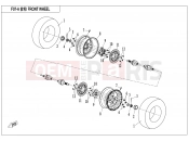 CFMOTO ZFORCE 800 (CF800) FRONT WHEEL(2017) - F07-A