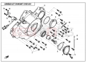 CFMOTO ZFORCE 800 (CF800) LEFT CRANKCASE COVER ASSY. - E01-5-V2