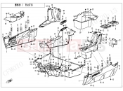 CFMOTO ZFORCE 800 (CF800) MIDDLE PLASTICS - F04-4-V3