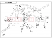 CFMOTO ZFORCE 800 (CF800) CAB FRAME - F23-A