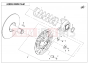 CFMOTO ZFORCE 800 (CF800) DRIVEN PULLEY(CVtech) - E05-2-B