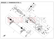 CFMOTO ZFORCE 800 (CF800) TRANSMISSION SYSTEM(3) - E06-3-V4