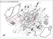 CFMOTO ZFORCE 800 (CF800US-A) LEFT CRANKCASE ASSY - E01-1