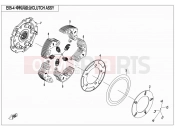 CFMOTO ZFORCE 800 (CF800US-A) CLUTCH ASSY - E05-4
