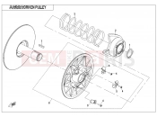 CFMOTO ZFORCE 800 (CF800US-A) DRIVEN PULLEY(CVtech) - E05-2-B