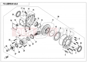 CFMOTO ZFORCE 800 (CF800US-A) REAR AXLE(2017) - F33-C
