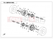 CFMOTO 2020 SSV ZFORCE 800 (CF800US-A) FRONT WHEEL(2017) - F07-A