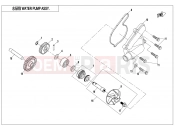 CFMOTO 2020 SSV ZFORCE 800 (CF800US-A) WATER PUMP ASSY. - E08