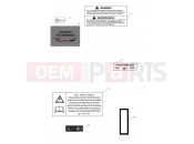 Triumph 2025 Tiger Sport 800 Warning Labels
